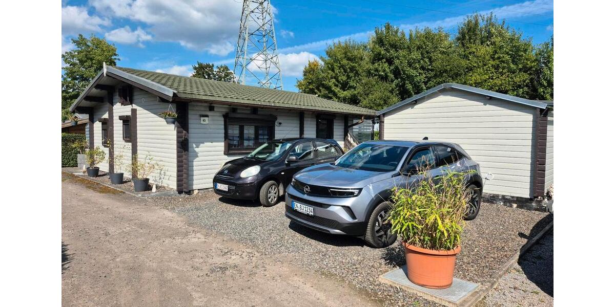 3,5 Zimmer Blockhaus direkt an der Ruhr in Hattingen Campingplatz 3.5 zimmer
