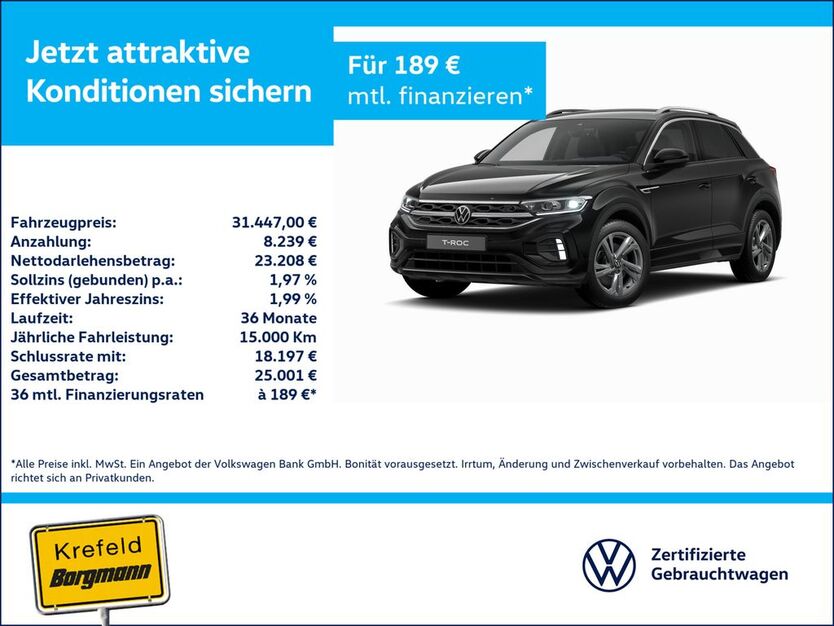 VW T-Roc 28.189 km 31.447 € Krefeld 47803