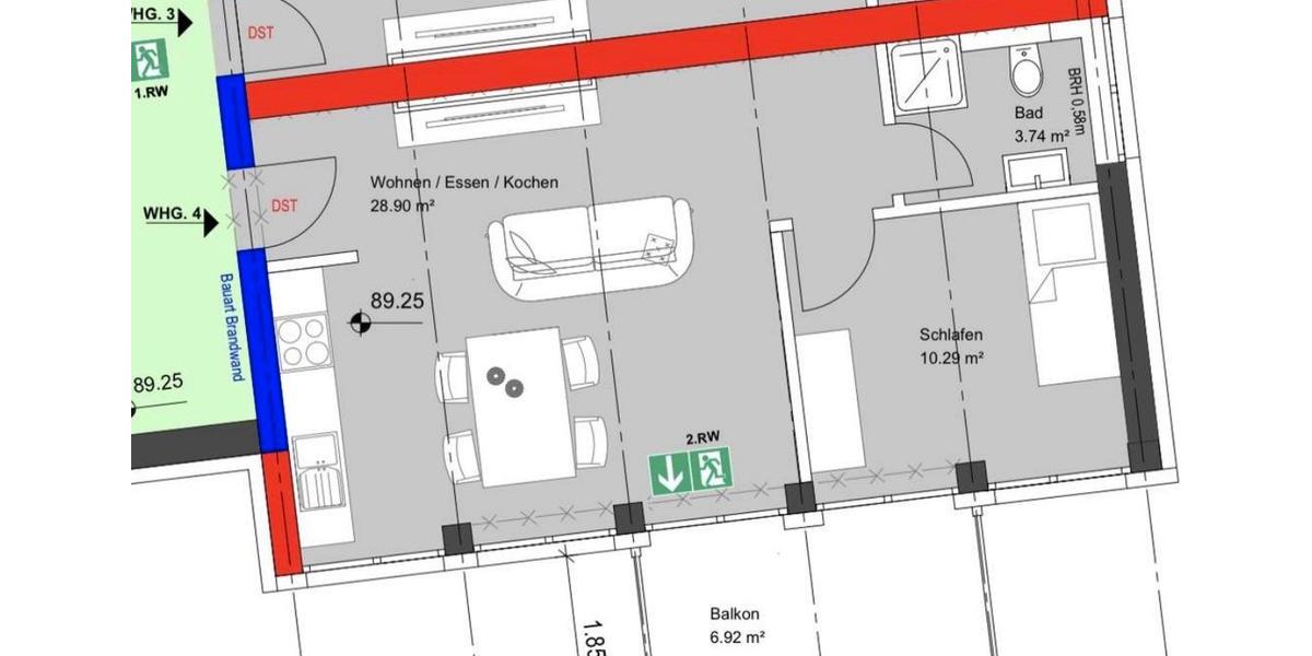 Möblierte Wohnung im Herzen von Essen 2 zimmer