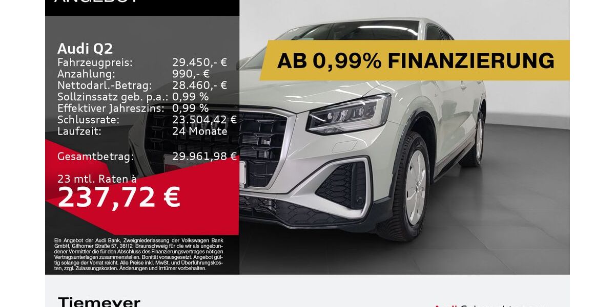 Audi Q2 1.751 km 29.450 &euro; Bochum 44809