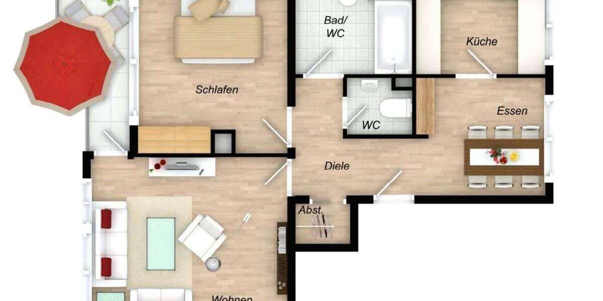Wohnung zum Mieten in Wuppertal 560 € 64 m² 2.5 zimmer