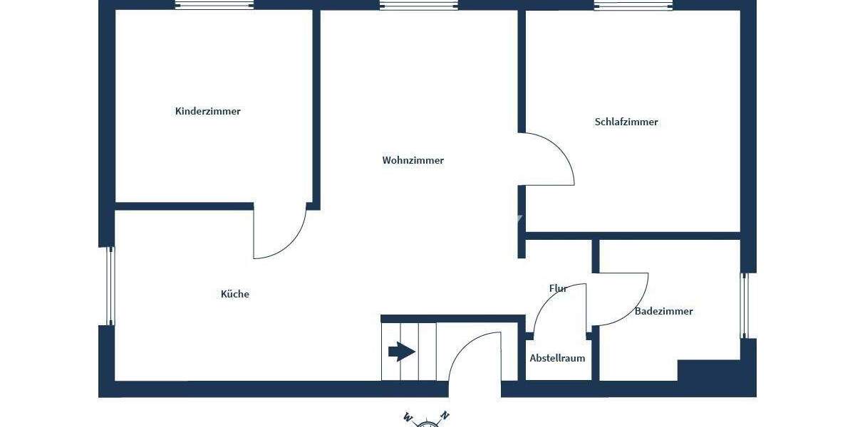 Etagenwohnung Gevelsberg - 3 Zimmer, 54 m&sup2;, 75.000&euro; | Angebot:25773268