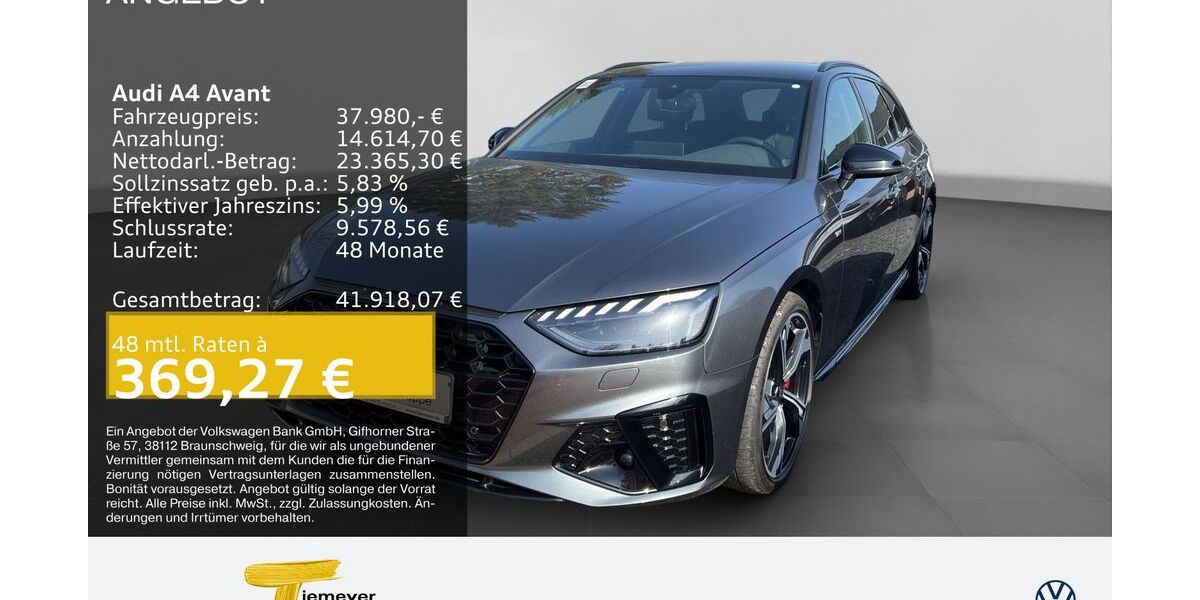 Audi A4 31.705 km 36.980 &euro; Recklinghausen 45663