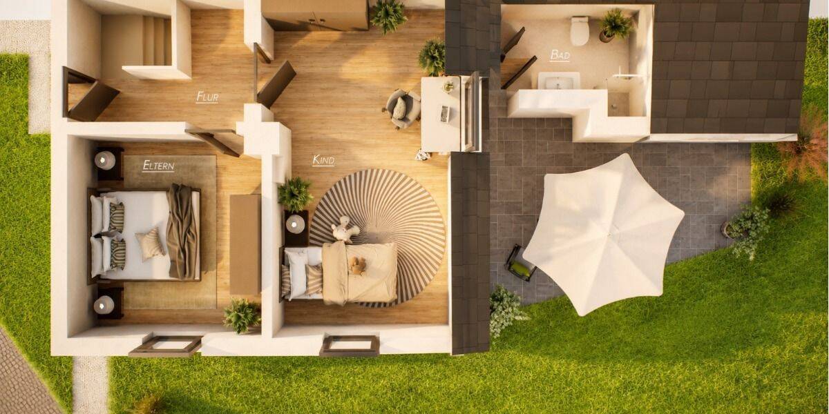 Reihenendhaus Bottrop Eigen - 3 Zimmer, 81 m&sup2;, 192.900&euro; | Angebot:26851178
