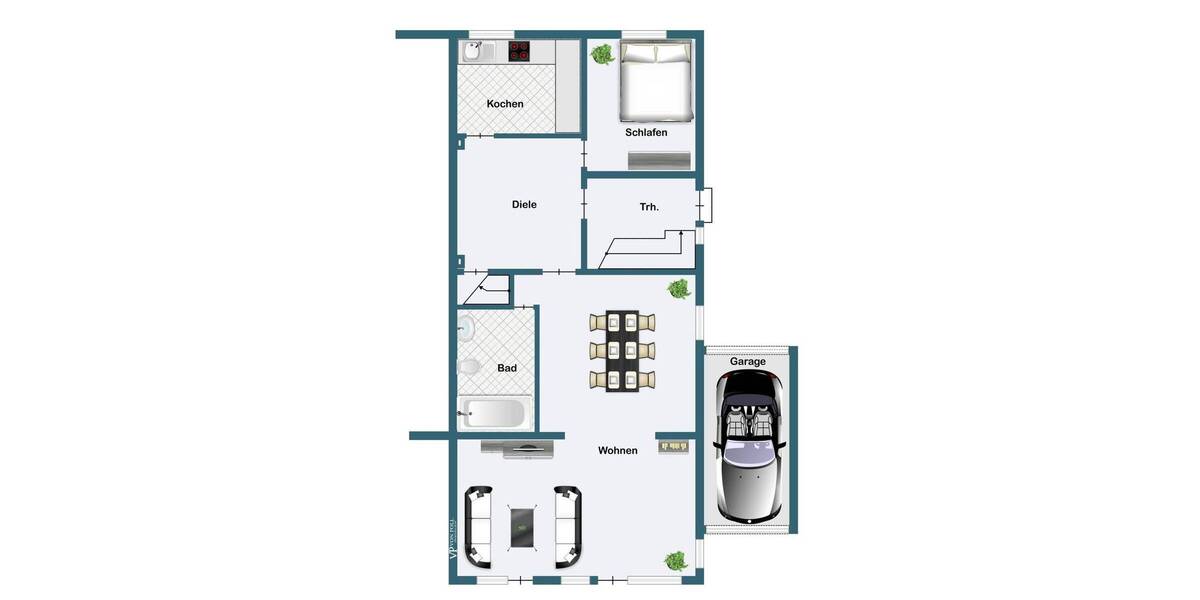 Doppelhaushälfte Essen / Karnap Karnap - 5 Zimmer, 205 m&sup2;, 425.000&euro; | Angebot:26657264