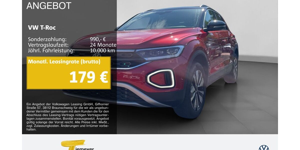VW T-Roc 11.956 km 26.170 &euro; Recklinghausen 45663