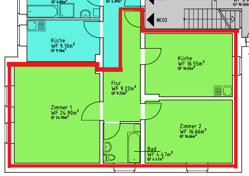 Helle 2-Zimmer-Wohnung im Erdgeschoss – zentral gelegen in Bochum-Werne 2 zimmer
