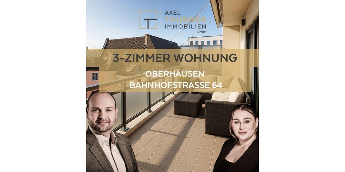 Barrierefreie 3-Zimmer-Wohnung mit Balkon in zentraler Lage von Oberhausen 3 zimmer