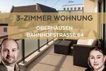 Barrierefreie 3-Zimmer-Wohnung mit Balkon in zentraler Lage von Oberhausen 3 zimmer
