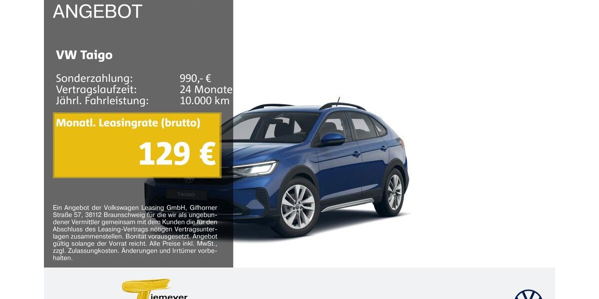 VW Taigo 3.022 km 19.610 &euro; Dorsten 46282