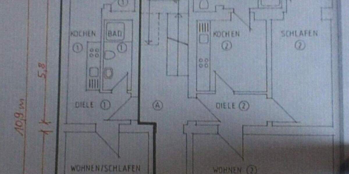 EG Wohnung Uni Duisburg 1,5 km 1 zimmer
