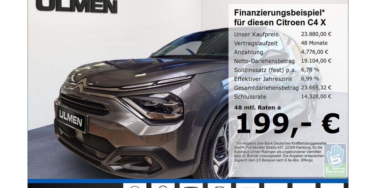 Citroen C4 X 11.341 km 19.480 &euro; Ratingen 40880