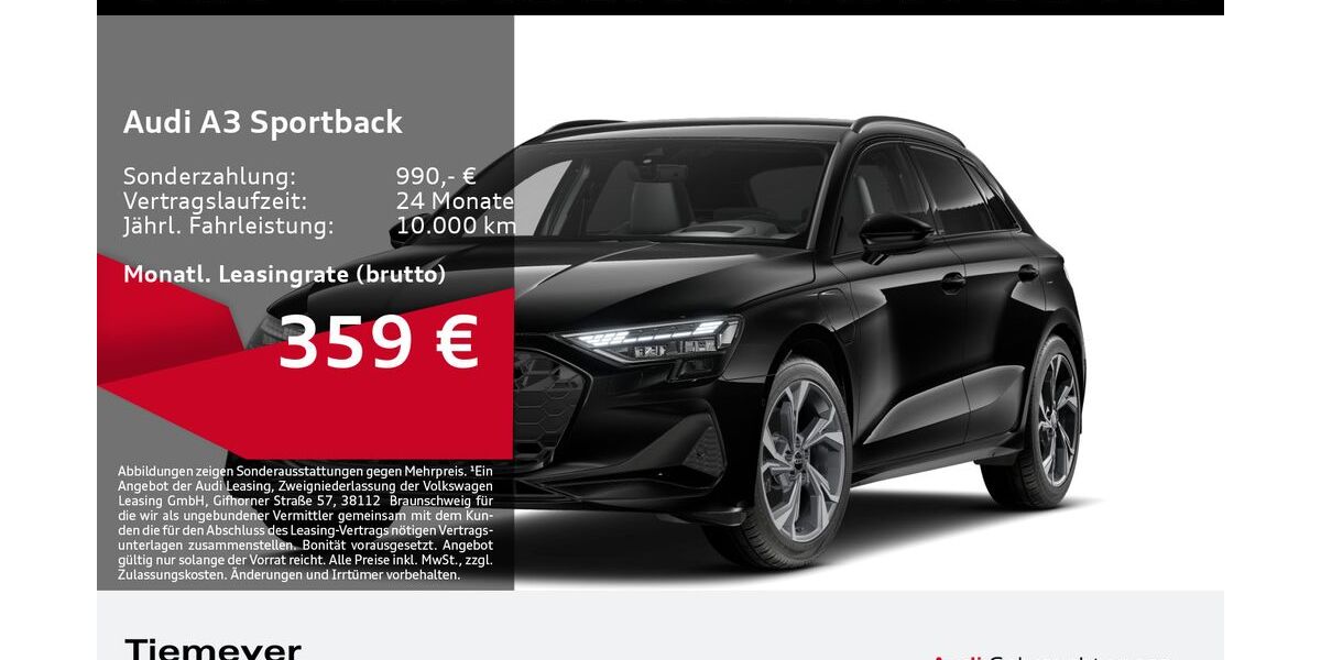 Audi A3 7.836 km 41.590 &euro; Oberhausen 46047