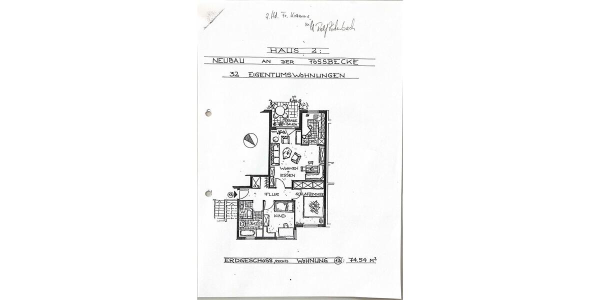 Erdgeschoßwohnung Schwelm - 3 Zimmer, 75 m&sup2;, 249.500&euro; | Angebot:27449135