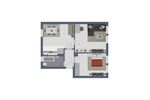 Etagenwohnung Duisburg Essenberg - 2 Zimmer, 54 m&sup2;, 425&euro; | Angebot:26646870
