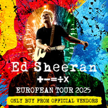 Ed Sheeran +-=÷x EUROPEAN TOUR 2025