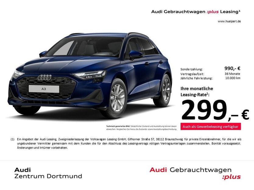 Audi A3 8.740 km 34.733 € Dortmund 44143