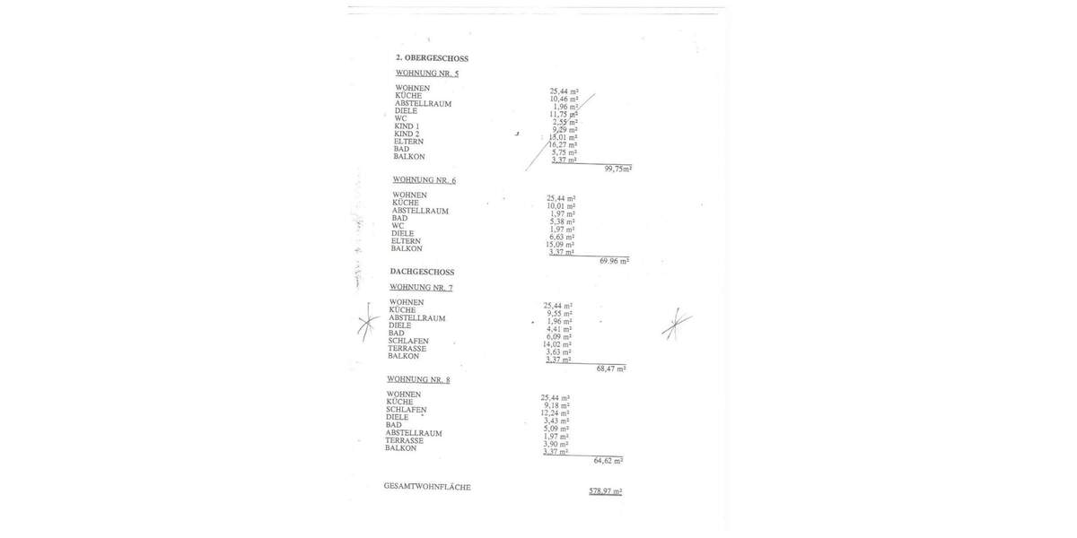 super ruhige Lage: sehr gut aufgeteilte 2,5 Zi. Whg. mit Balkon 2 zimmer