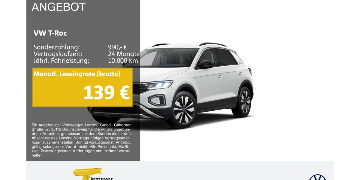 VW T-Roc 17.144 km 22.490 &euro; Herne 44653