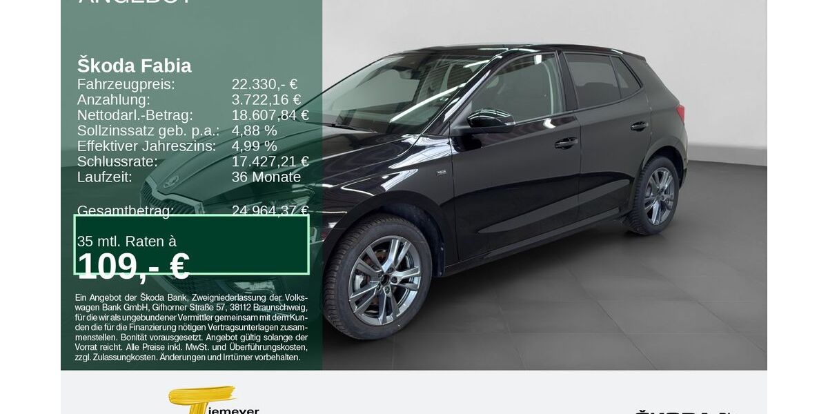 Skoda Fabia 20.818 km 21.720 &euro; Bochum 44809