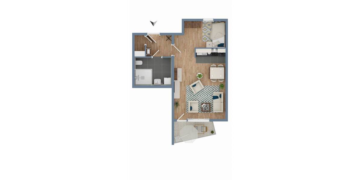 Etagenwohnung Wetter Alt-Wetter - 2 Zimmer, 47 m&sup2;, 125.000&euro; | Angebot:26499737