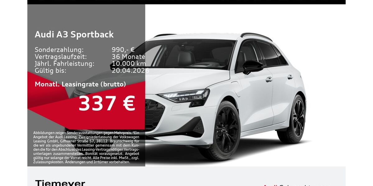 Audi A3 13.419 km 40.470 &euro; Dorsten 46284