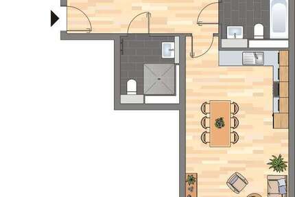 Wohnung Essen Südviertel - 4 Zimmer, 100 m&sup2;, 1.249&euro; | Angebot:26688366