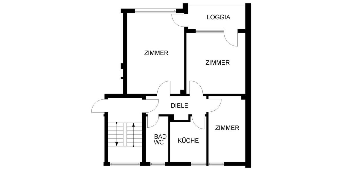 Wohnung in Witten-Annen mit Balkon 3 zimmer