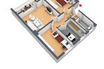 Erdgeschoßwohnung Wuppertal Dornap - 3 Zimmer, 72 m&sup2;, 589&euro; | Angebot:26478008