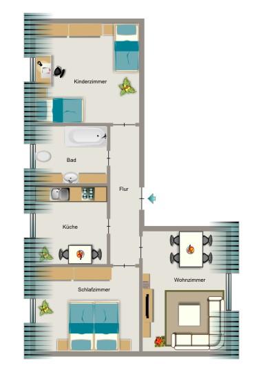 Wohlfühlen bei VIVAWEST - Ihr Bodenbelag ist schon da 3 zimmer