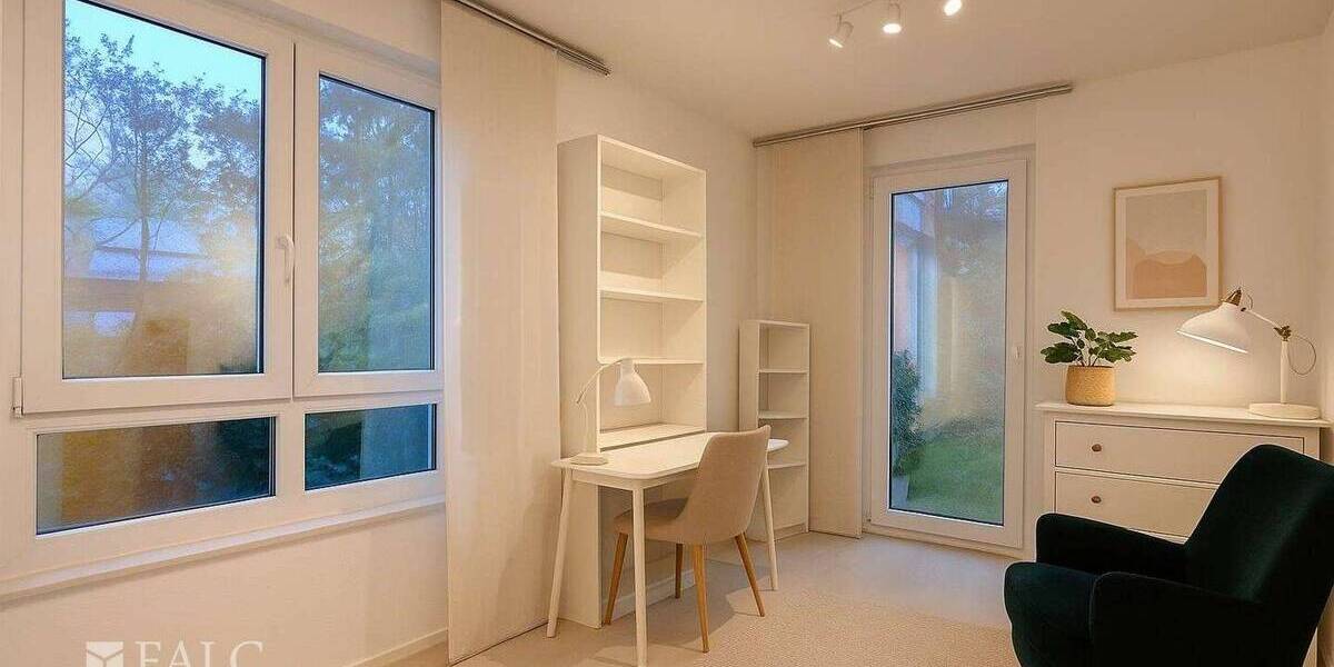 Komfortabel, ruhig, begehrt -Ruheoase in zentraler Lage -Wohnen mit Garten und Tiefgaragenstellplatz 3 zimmer