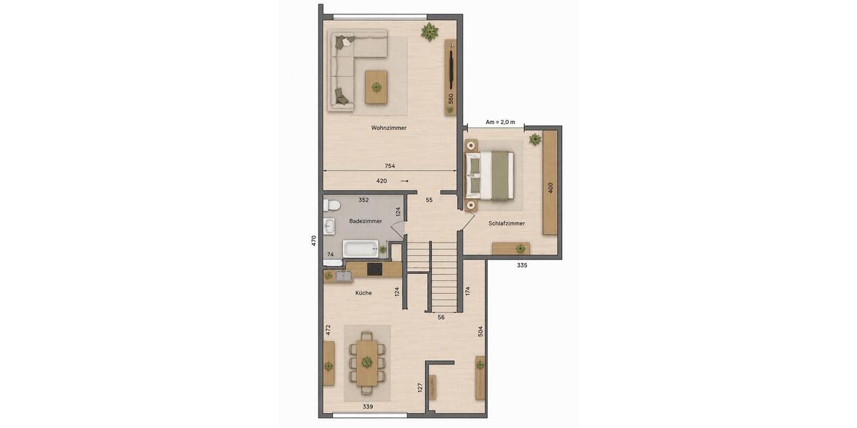 Erdgeschoßwohnung Castrop-Rauxel Deinighausen - 2.5 Zimmer, 74 m&sup2;, 248.000&euro; | Angebot:27022661