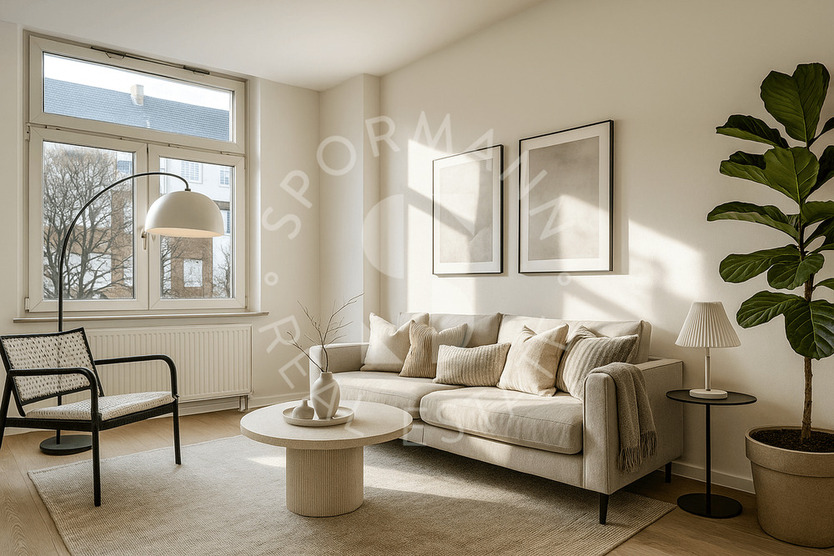 UNTERBILK: Erstbezug nach Sanierung, charmante Wohnung mit Balkon 3 zimmer