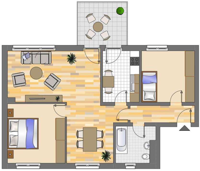 Wohnung zum Mieten in Dortmund 662 € 75 m²