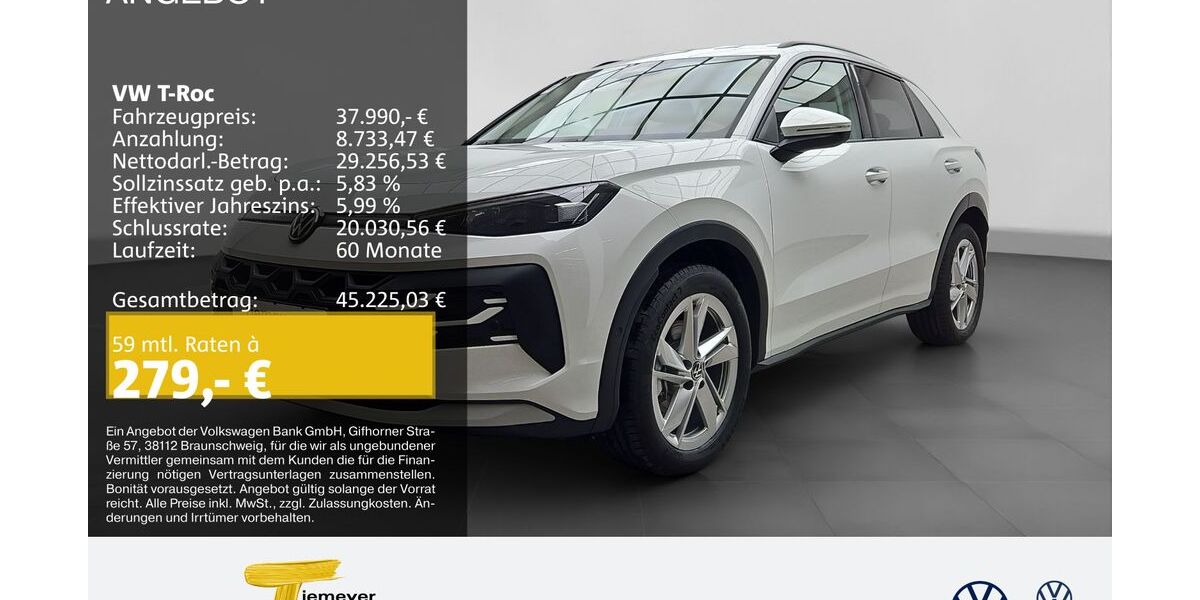 VW T-Roc 3.999 km 37.990 &euro; Gelsenkirchen 45888