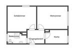 Etagenwohnung Dortmund Kirchlinde - 2 Zimmer, 44 m&sup2;, 115.990&euro; | Angebot:25337887