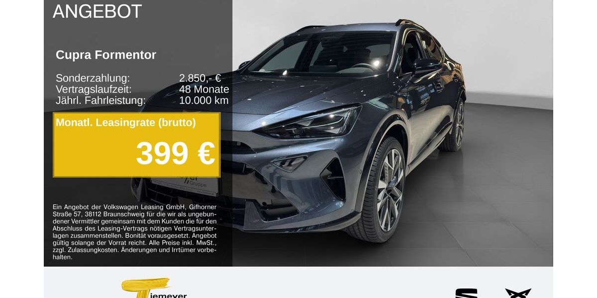 Cupra Formentor 4.999 km 42.490 &euro; Oberhausen 46145