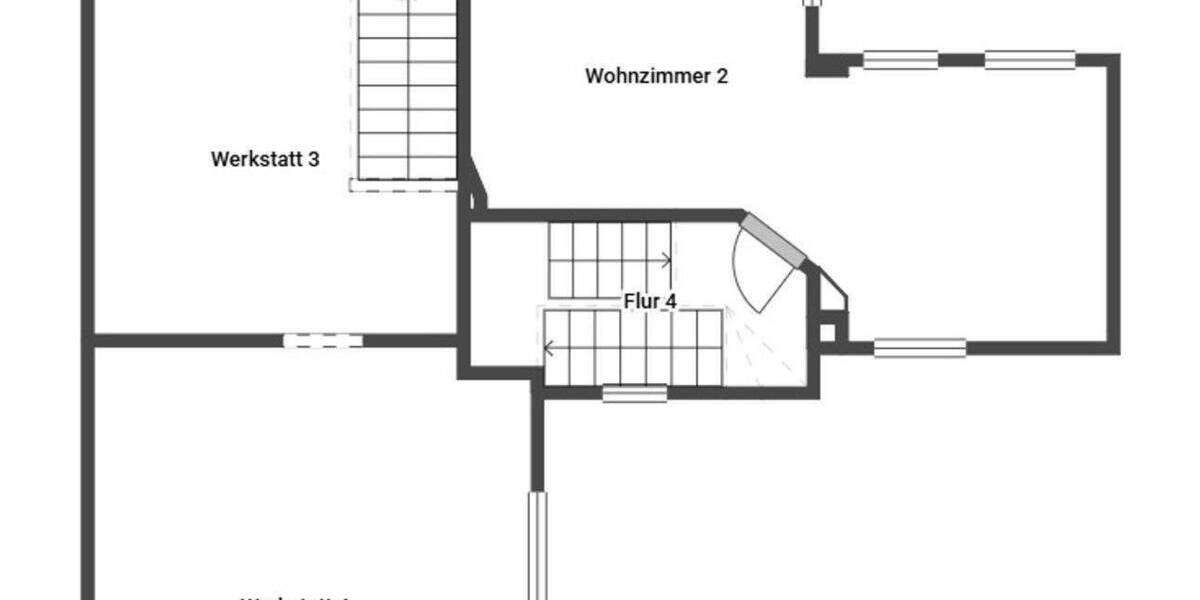 Großzügige, hochwertig modernisierte 2-Zimmer-Wohnung mit gut vermieteter Gewerbefläche 2 zimmer
