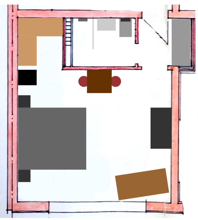 Top saniertes und möbliertes 1-Zimmer-Apartment in Wersten 1 zimmer