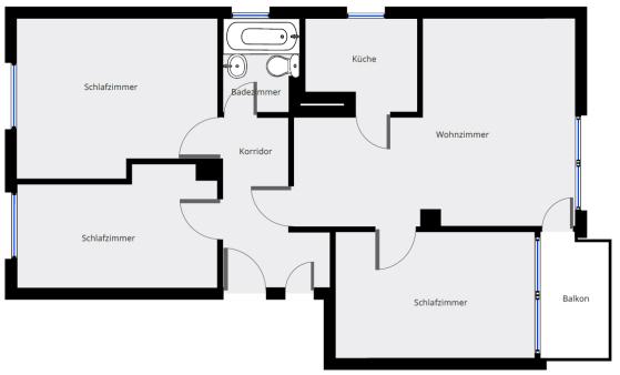 Erdgeschoss: Wir renovieren - Sie ziehen ein, wunderschöne 3-Zimmer-Wohnung 4 zimmer