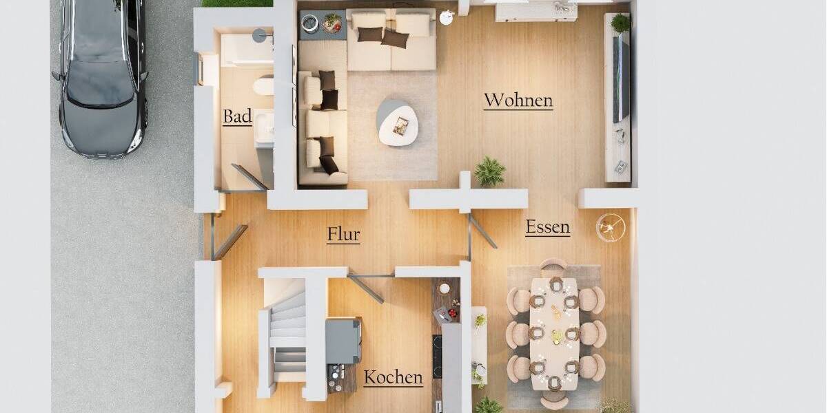 Doppelhaushälfte Bottrop Eigen - 7 Zimmer, 176 m&sup2;, 329.000&euro; | Angebot:26702724