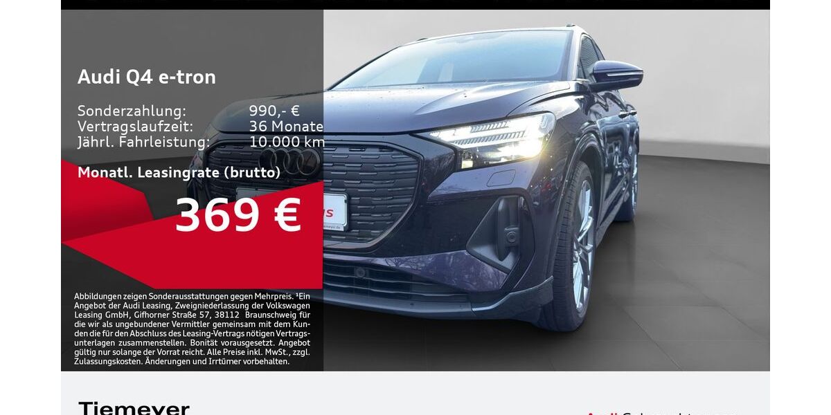 Audi Q4 e-tron 9.671 km 42.250 &euro; Dorsten 46284