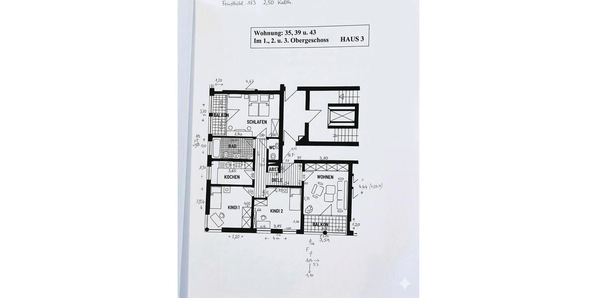 Etagenwohnung Velbert Velbert-Mitte - 3 Zimmer, 86 m&sup2;, 249.500&euro; | Angebot:27446986