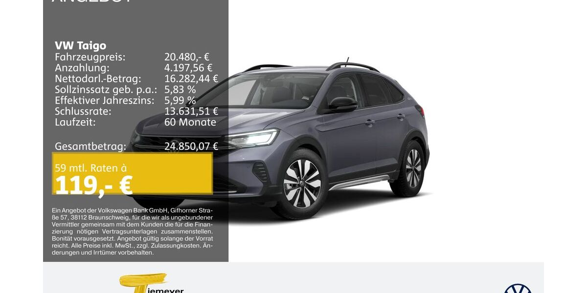 VW Taigo 10.502 km 18.780 &euro; Duisburg 47059