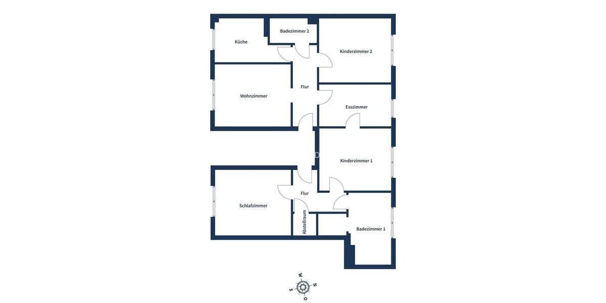 Zusammengelegt und modernisiert - großzügige Wohnung mit zwei Kellerräumen in Bochum-Hamme 5 zimmer