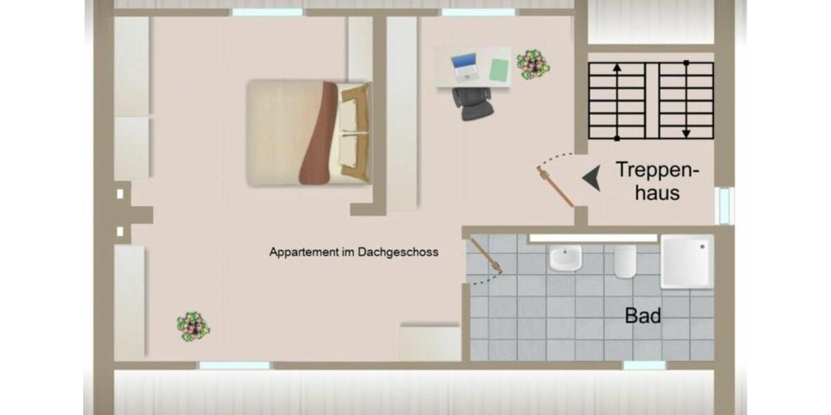 1 Raum Wohnung mit Küche, Fuhlenbrock 1 zimmer