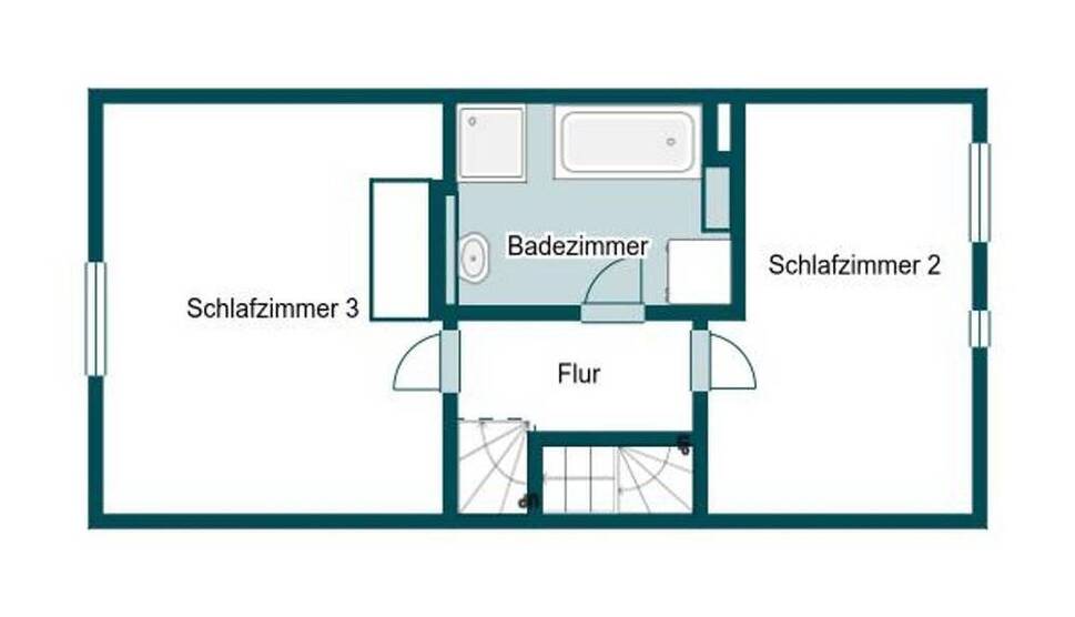 Modernes Reihenmittelhaus mit kleinem Garten und Einzelgarage in Ratingen - KfW 70 Effizienz!