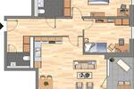 Etagenwohnung Essen Südviertel - 3 Zimmer, 93 m&sup2;, 1.159&euro; | Angebot:26297021