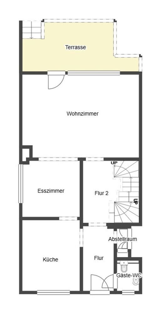 Willkommen zuhause: Renovierungsbedürftiges Reiheneckhaus samt Garten, Garage und Freistellplatz