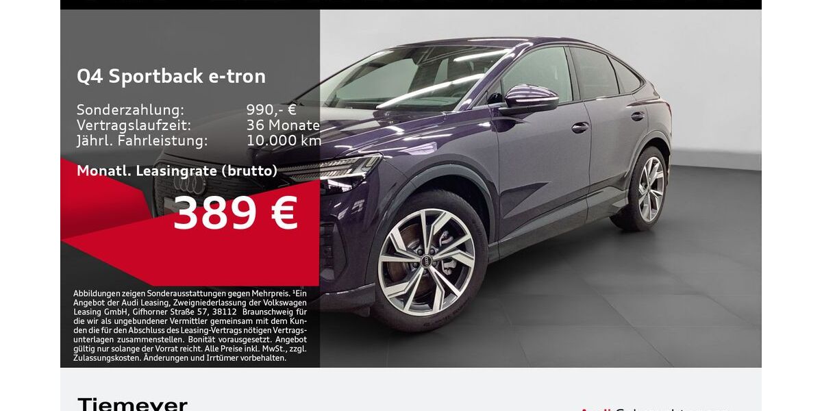 Audi Q4 e-tron 2.852 km 42.980 &euro; Bochum 44809